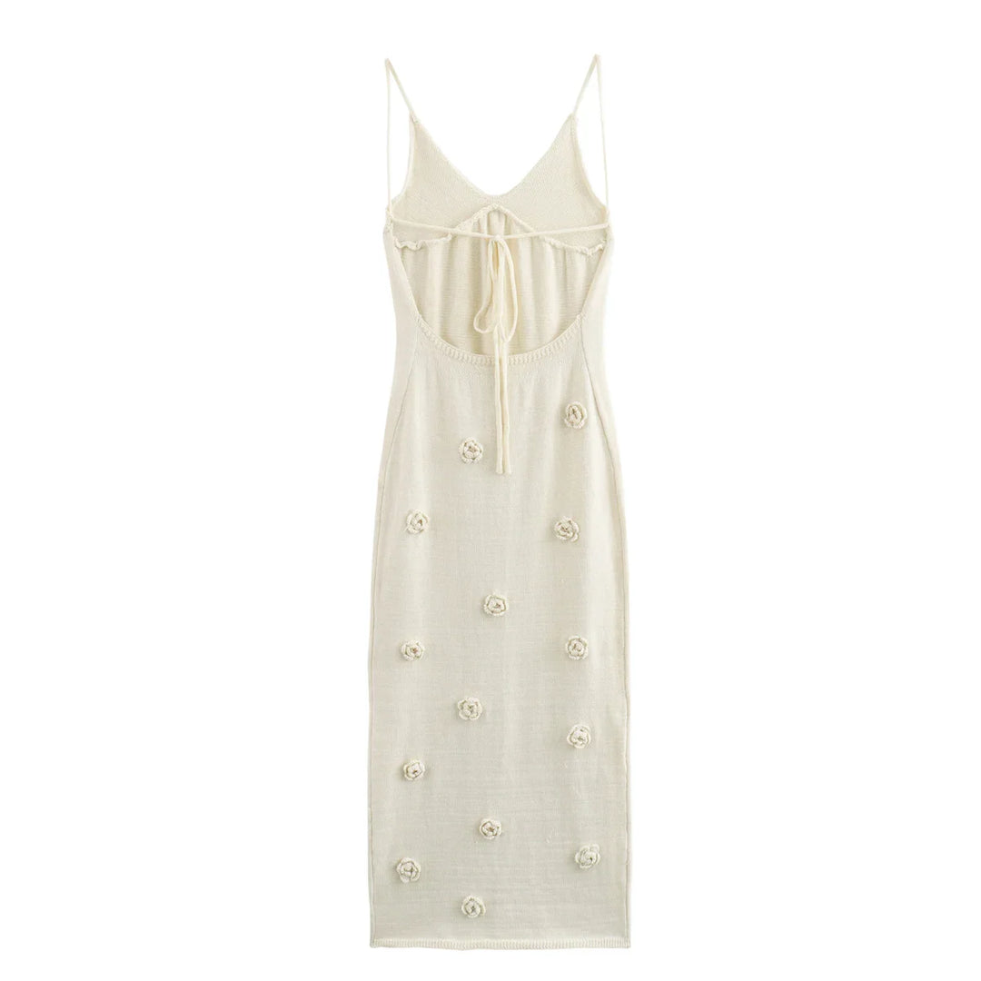 Leia | Kleid mit Rosendetail