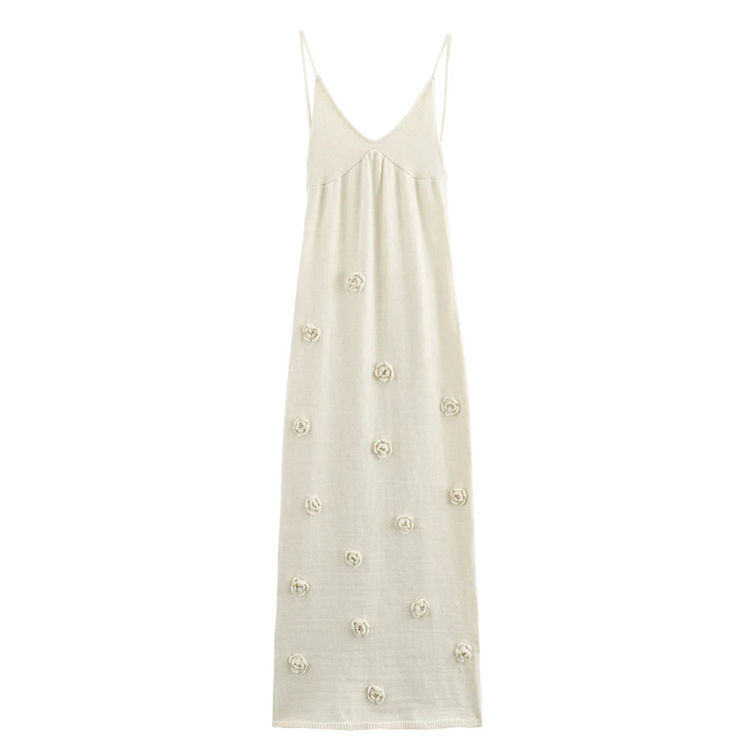 Leia | Kleid mit Rosendetail
