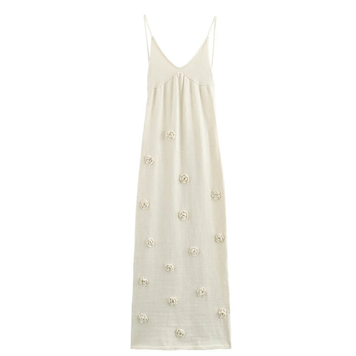 Leia | Kleid mit Rosendetail