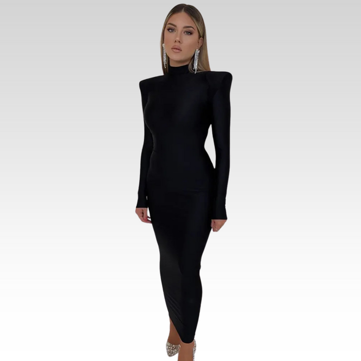 Kyra | Maxikleid mit Rollkragen
