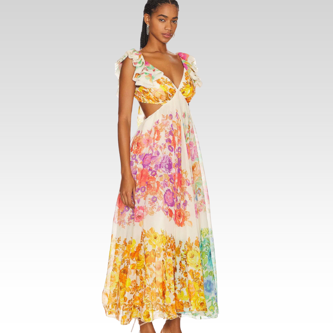 Kyra | Sommerkleid mit Blumendruck