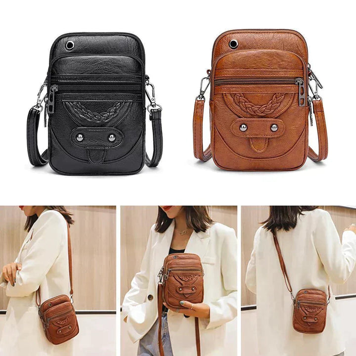 Vellana | Vintage Leder-Umhängetasche