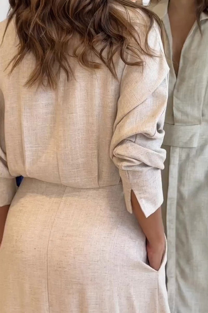 Jeanette | Leinenkleid
