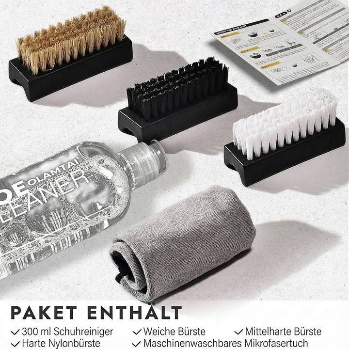 Premium Schutz- & Imprägnierset – Schützt Leder, Suede & Winterstiefel vor Wasser, Salz & Flecken