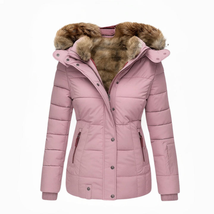 Anna | Warmer mit Fell gefütterter Wintermantel