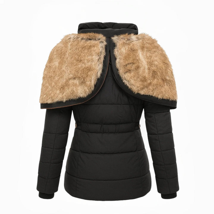Anna | Warmer mit Fell gefütterter Wintermantel