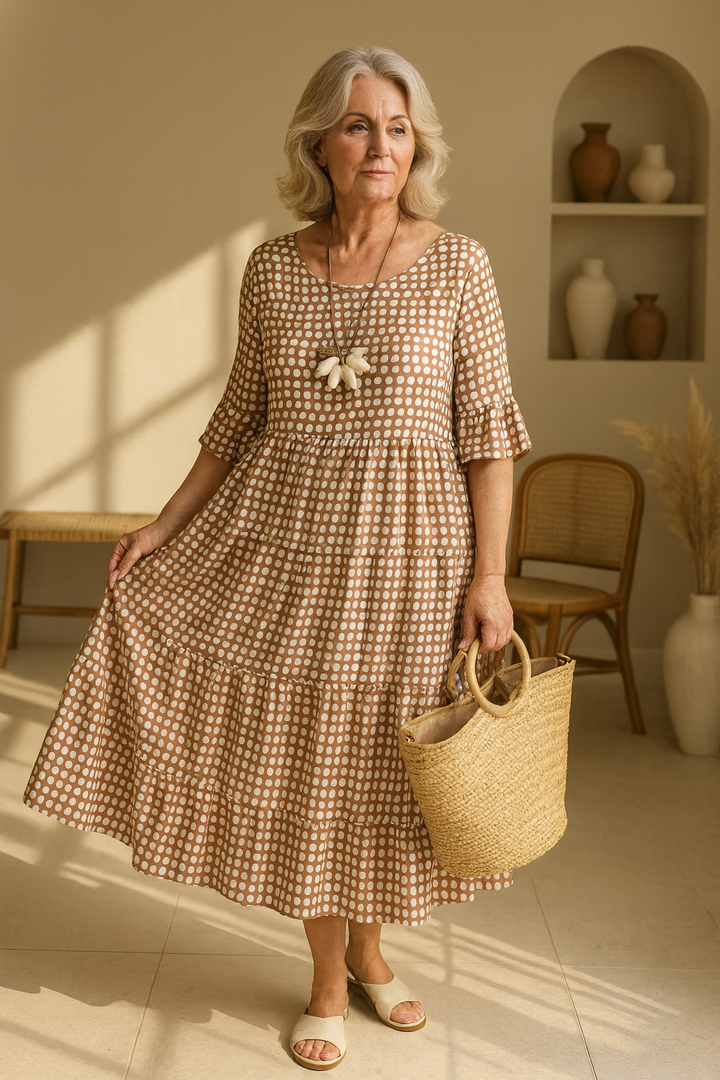 Zora | Figurfreundliches Sommerkleid mit femininer Silhouette