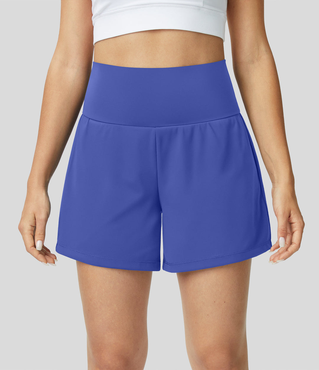 Hilara | 1-in-1 Yoga-Shorts mit hoher Taille, Gesäßtasche und Seitentasche