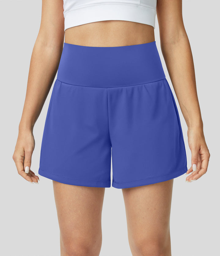 Hilara | 1-in-1 Yoga-Shorts mit hoher Taille, Gesäßtasche und Seitentasche