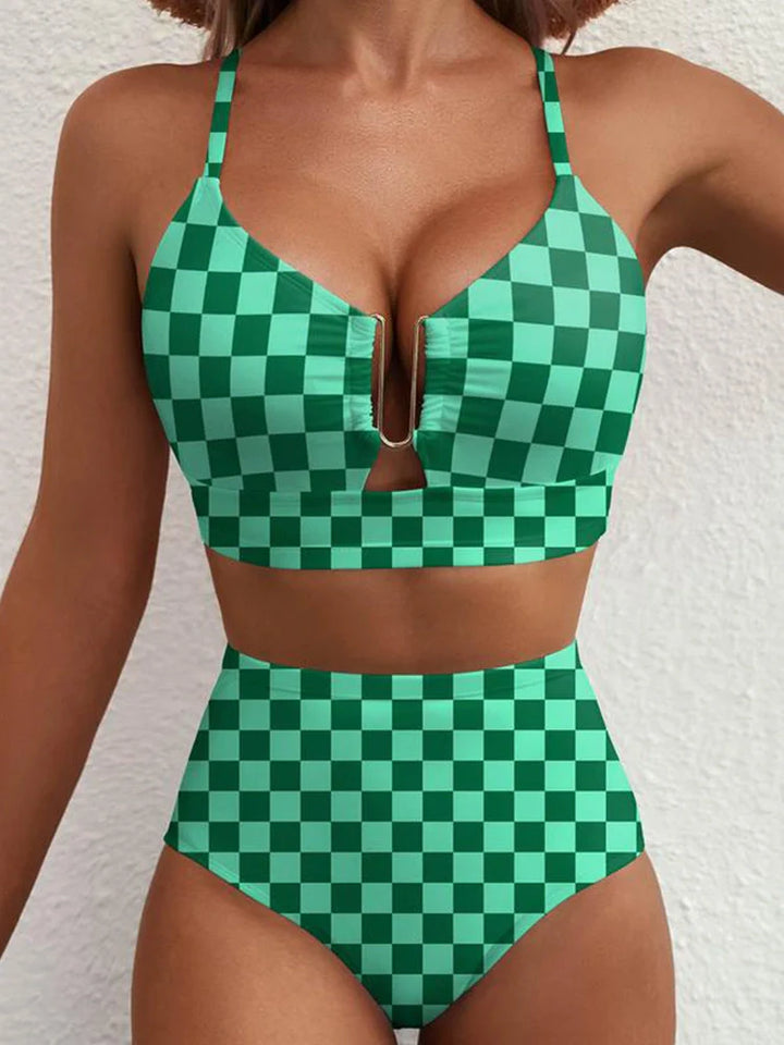 Clara | Zweiteiliger Bikini mit U-Bügel und Cut-Out