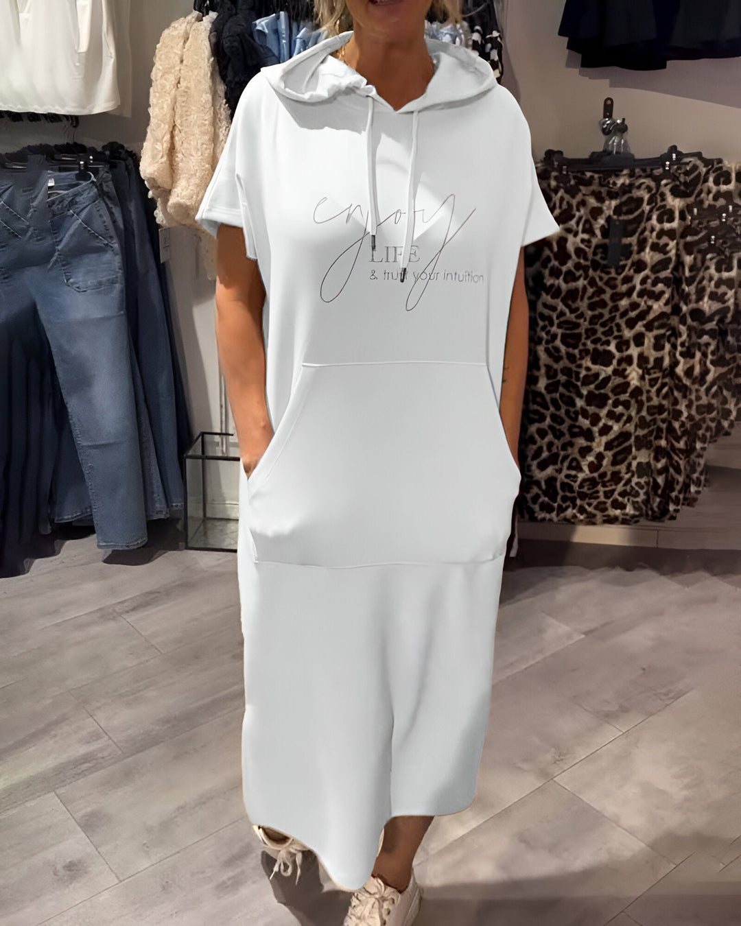 MAREN | Bequeme Hoodie-Kleid für jeden Tag