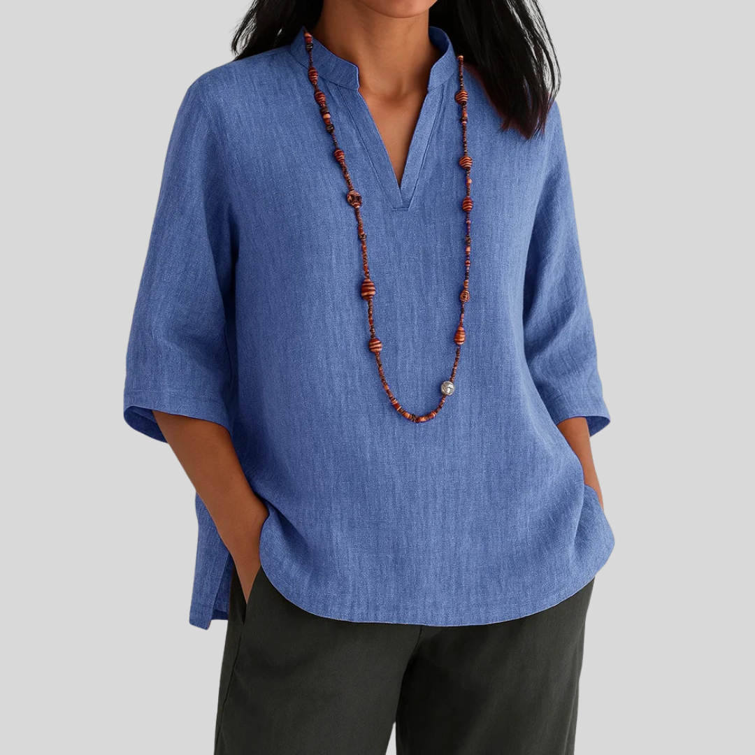 Luna | Leinenbluse mit entspannter Eleganz