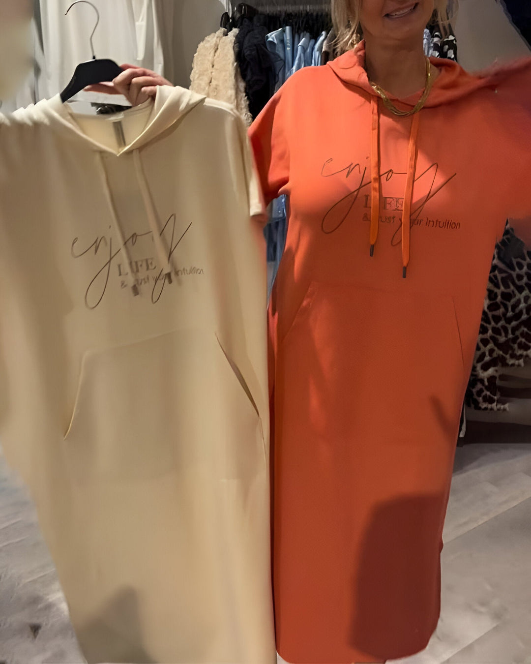 MAREN | Bequeme Hoodie-Kleid für jeden Tag