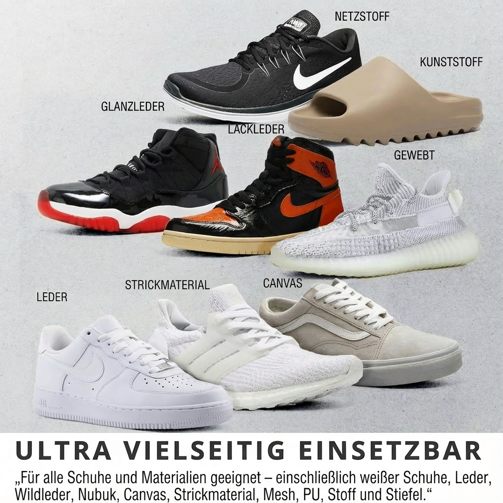 Premium Schutz- & Imprägnierset – Schützt Leder, Suede & Winterstiefel vor Wasser, Salz & Flecken