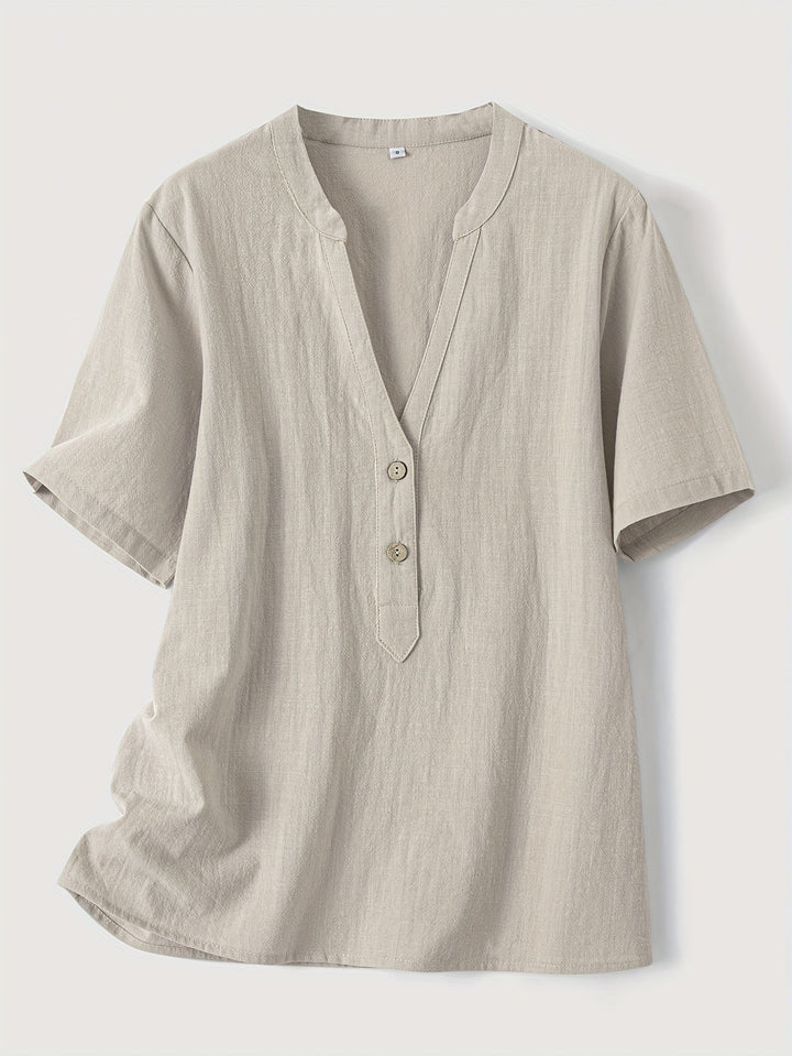 Tara | Elegante Bluse mit V-Ausschnitt