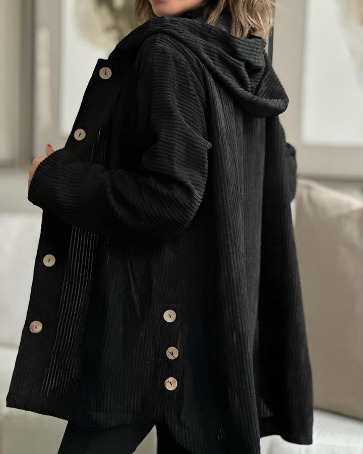 Cordia | Gemütliche Cordjacke mit Kapuze