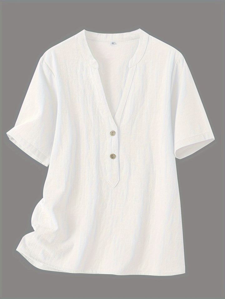 Tara | Elegante Bluse mit V-Ausschnitt