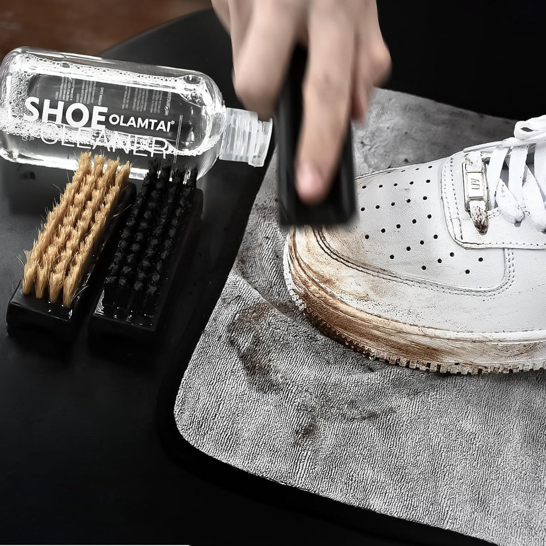 Premium Schutz- & Imprägnierset – Schützt Leder, Suede & Winterstiefel vor Wasser, Salz & Flecken