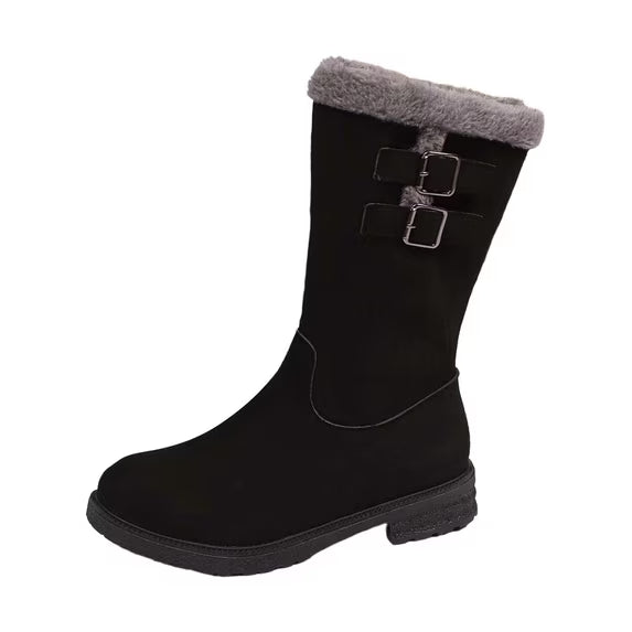LINA | Warme Winterstiefel mit komfortablem Waden-Schaft