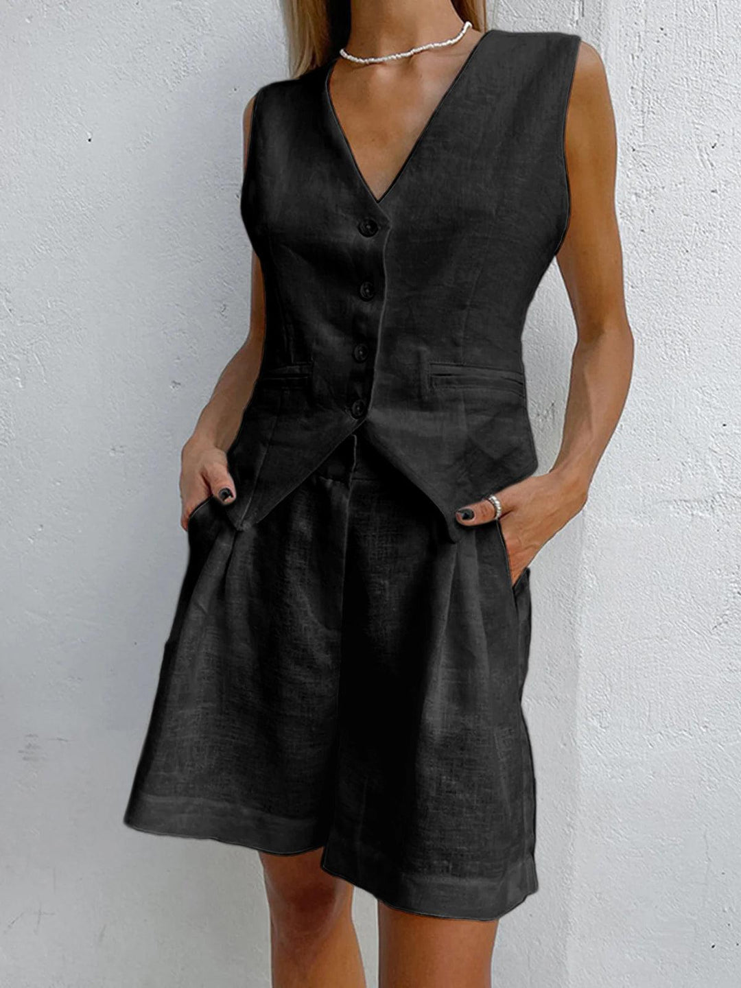 Sophia | Luftiges zweiteiliges Sommerkleid-Set
