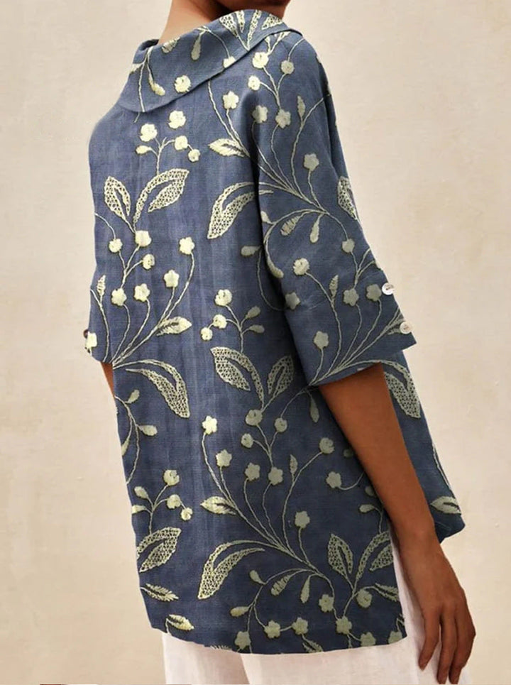 Andrea | Elegantes Top mit V-Ausschnitt