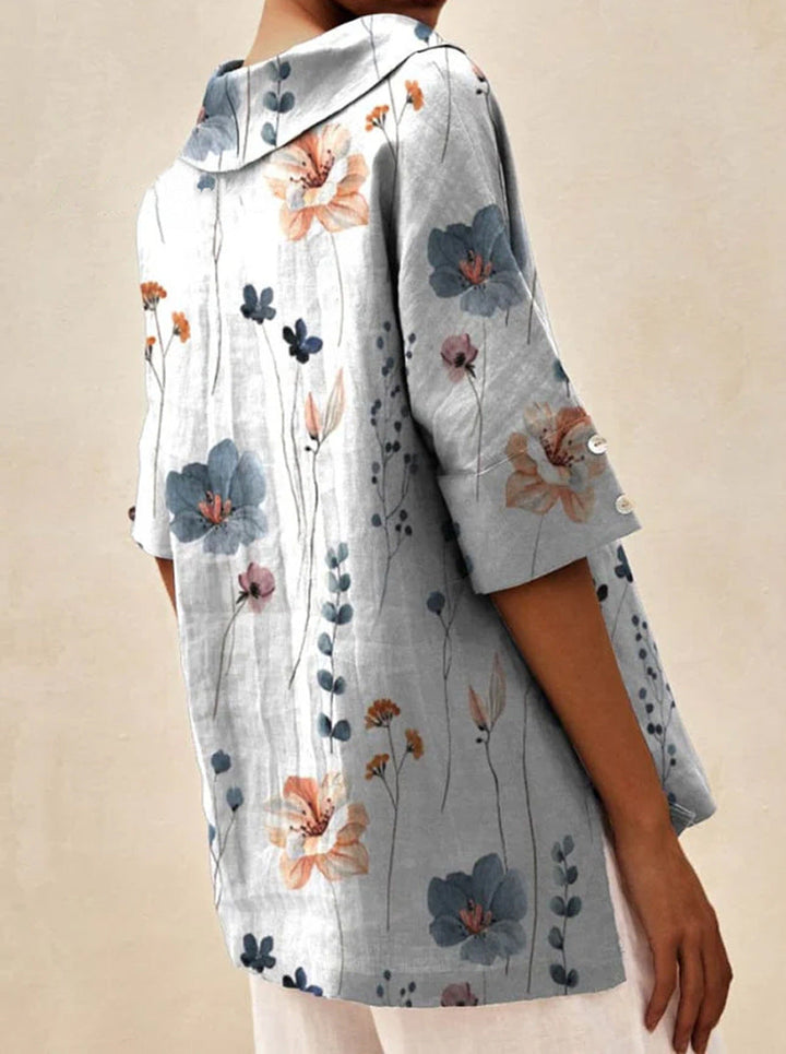 Andrea | Elegantes Top mit V-Ausschnitt