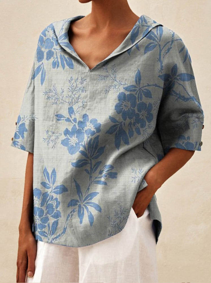 Andrea | Elegantes Top mit V-Ausschnitt