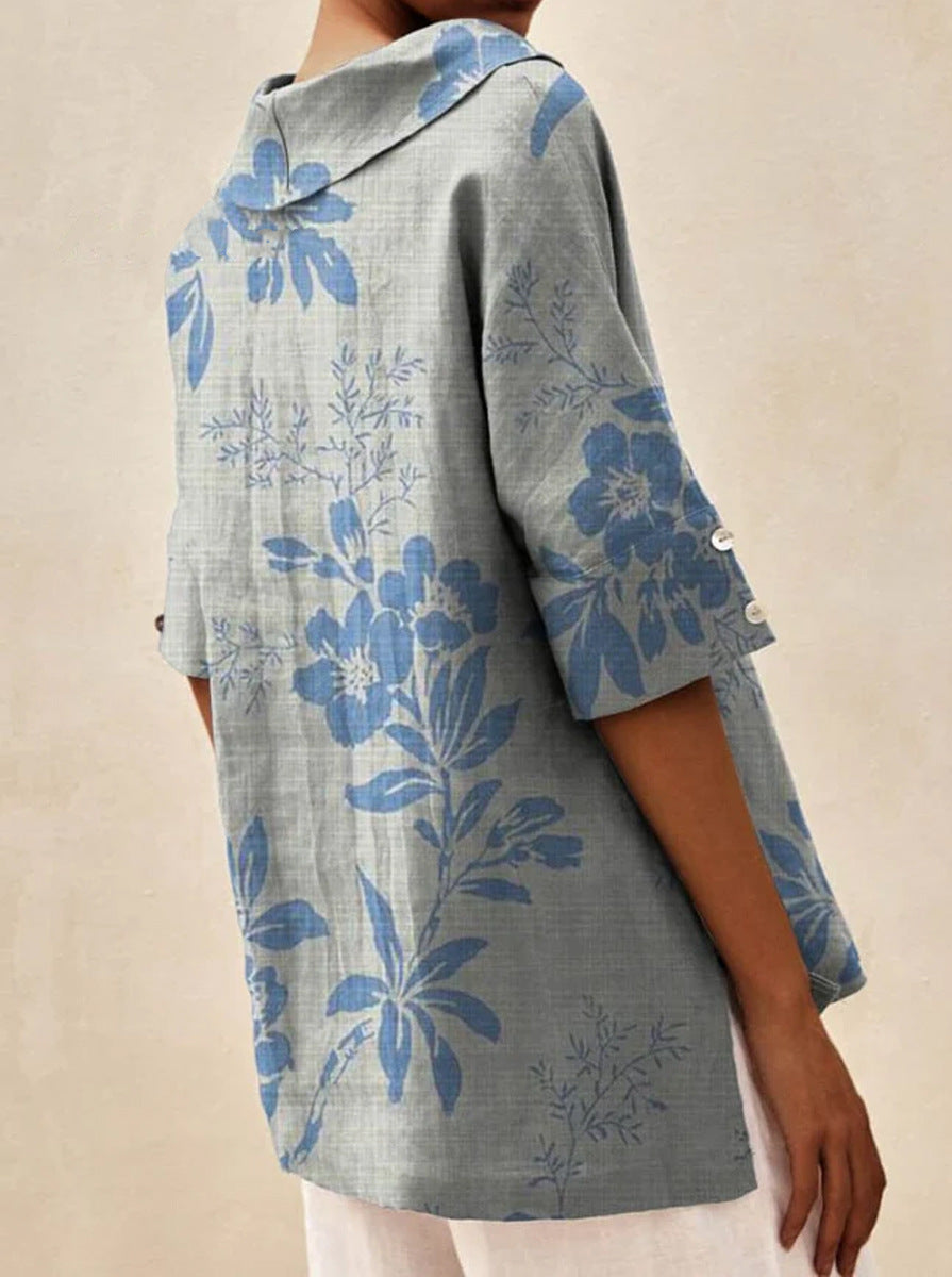 Andrea | Elegantes Top mit V-Ausschnitt