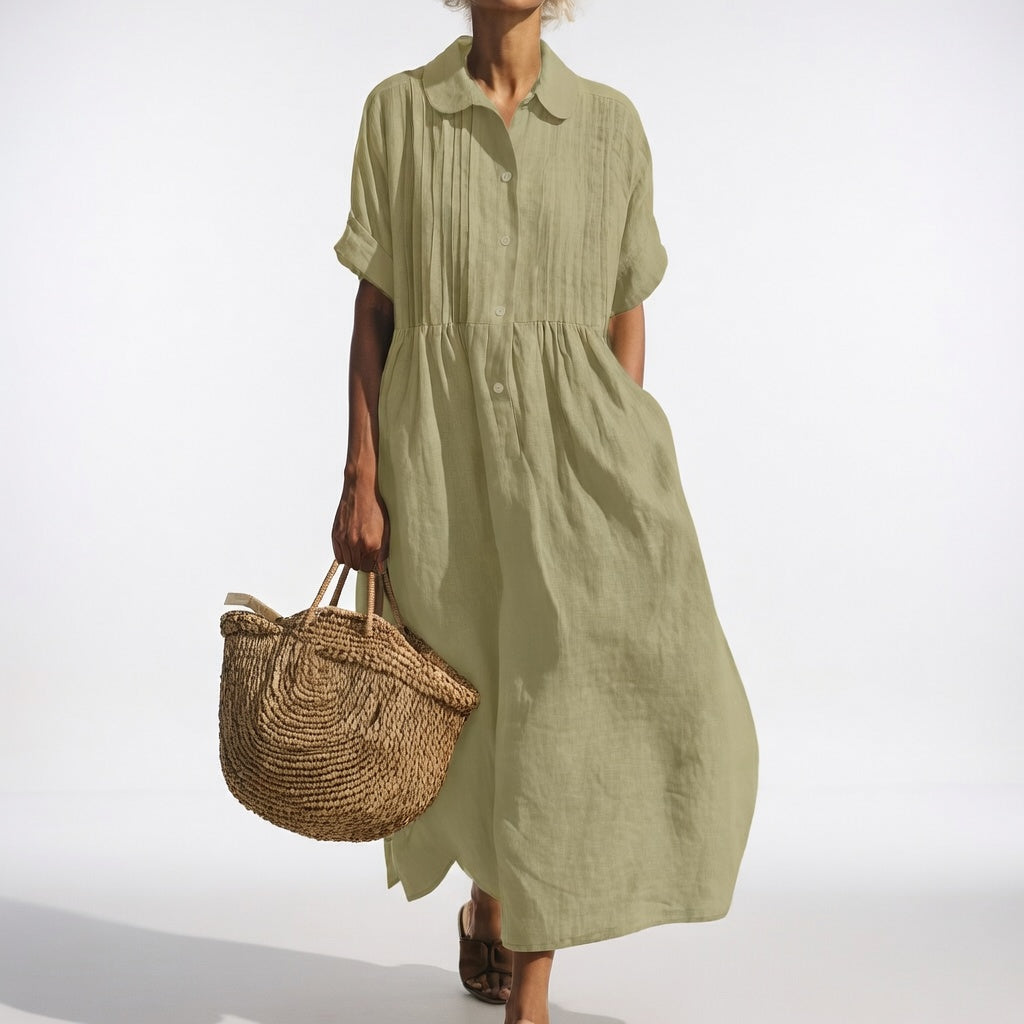LYSANDRA | Luftiges Sommerhemdkleid