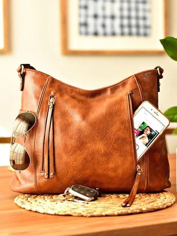 Georgia | Stilvolle Vintage-Ledertasche