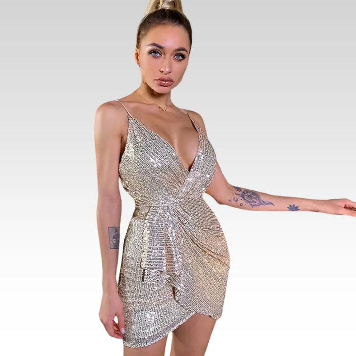 Marina | Glitzerndes Minikleid