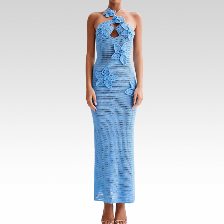 Nania Flora | Romance gehäkeltes Maxikleid
