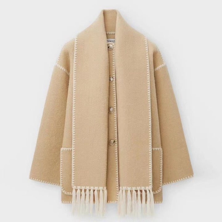 Viona | Bequeme Umhangjacke aus Wolle