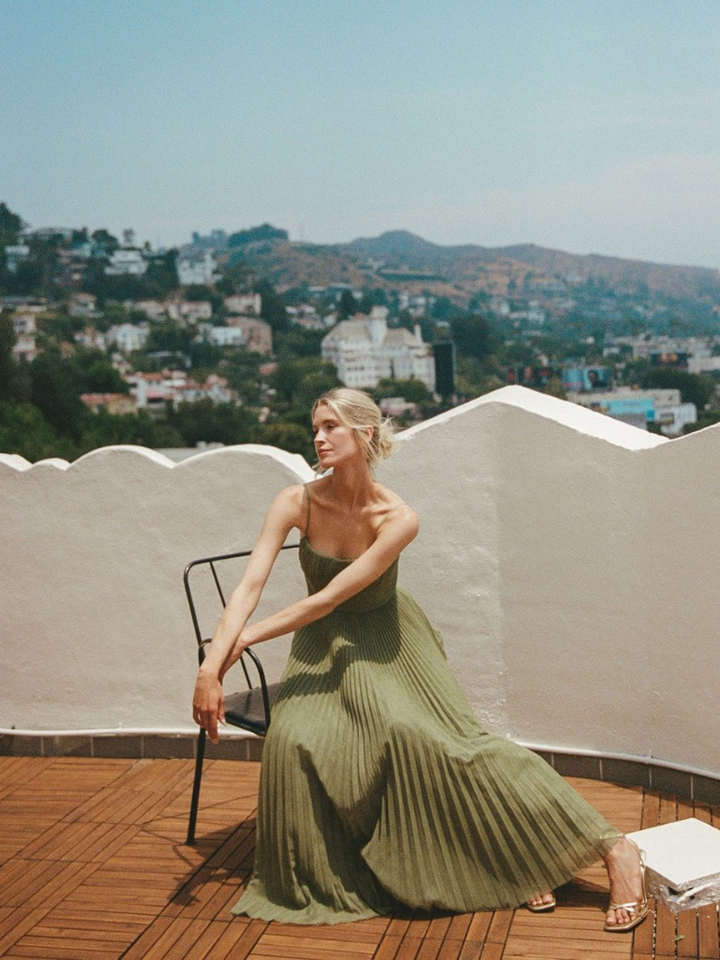 VERONIQUE | Verde Maxikleid