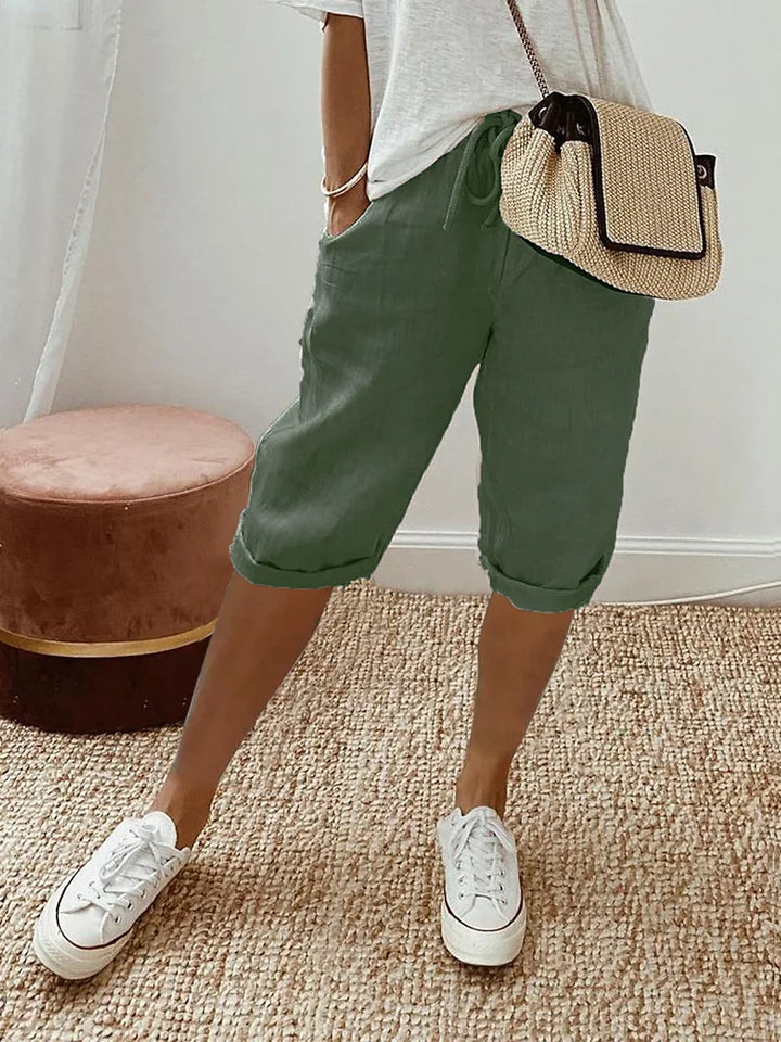 Martha | Bequeme Shorts mit Umschlagsaum