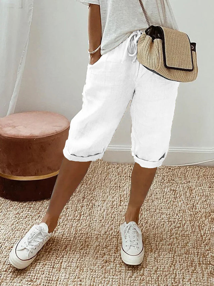 Martha | Bequeme Shorts mit Umschlagsaum