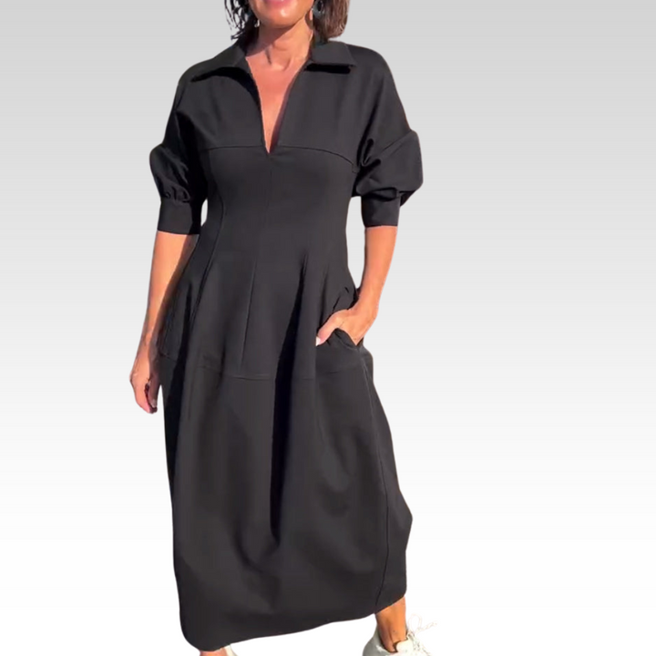 Karolin | Bequemes Langes Kleid