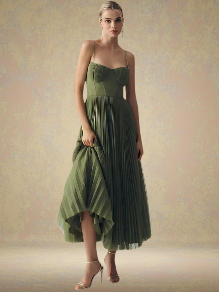 VERONIQUE | Verde Maxikleid