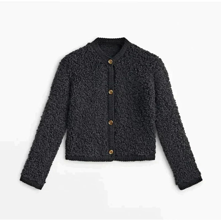 Zamra | Teddy-Strickjacke