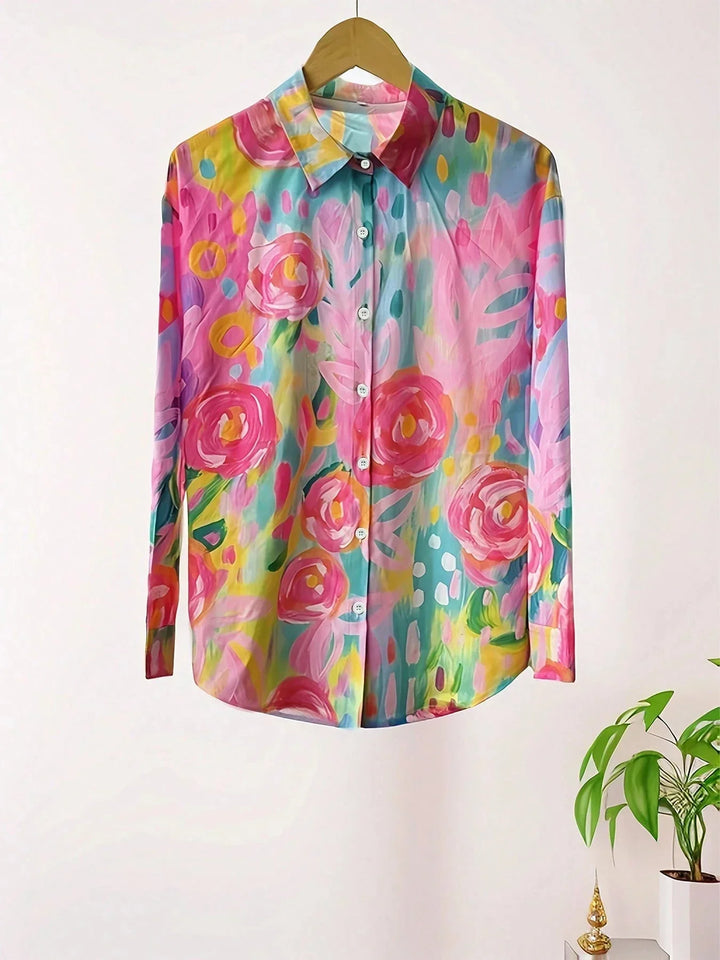 Annika | Bunte Bluse mit verspieltem Print