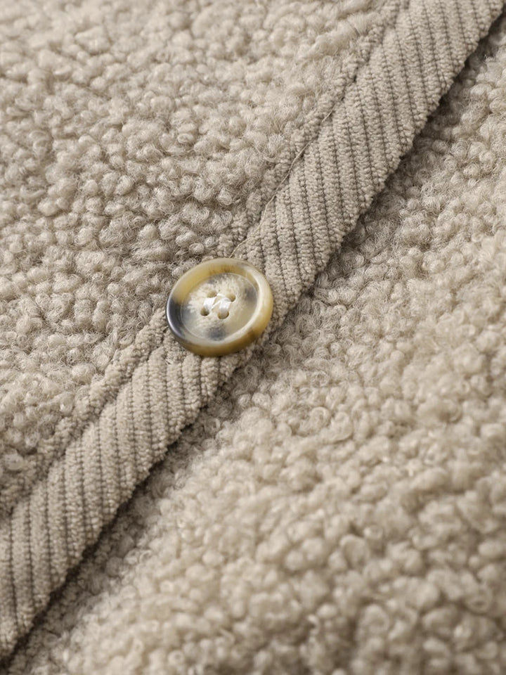Zamra | Teddy-Strickjacke
