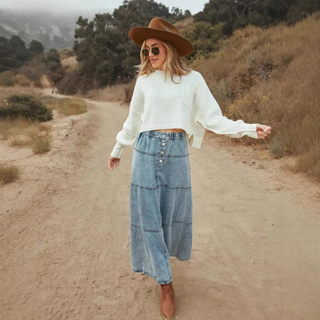 Linda | Maxi-Jeansrock