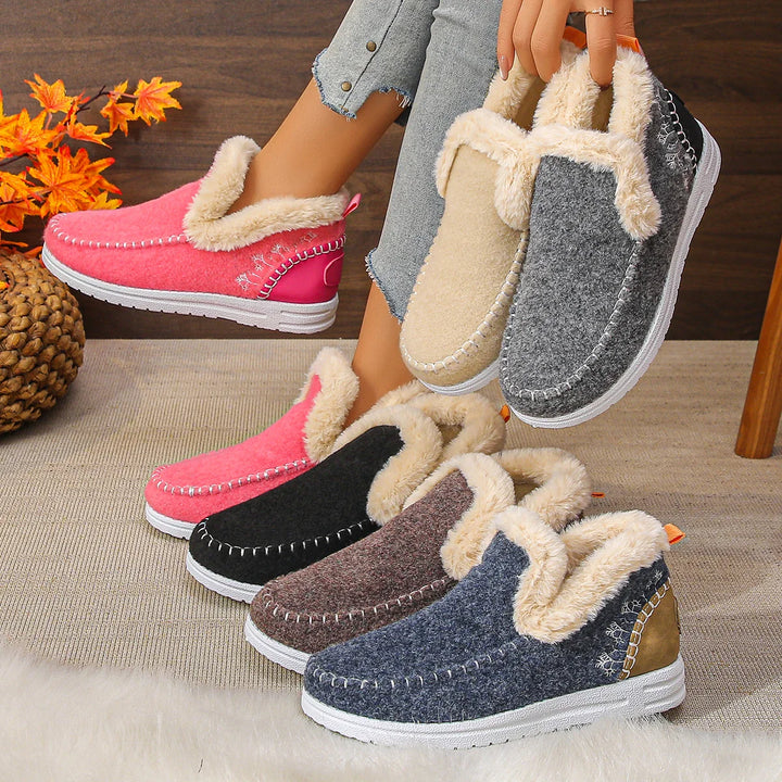 MARLA | Kuschelwarme & Rutschfeste Winter-Schuhe für Frauen – Elegant. Sicher. Bequem