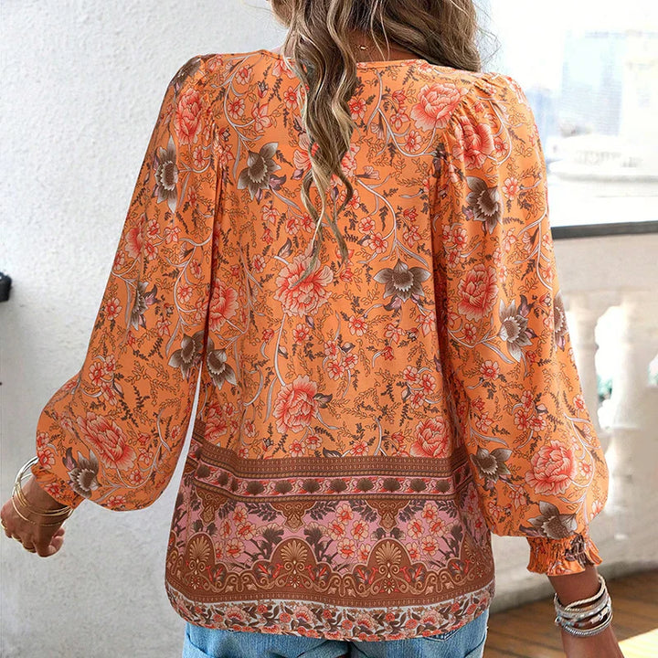 Anika | Stilvolle Blumenbluse