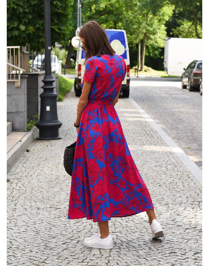 NADIA | ABITO ELEGANTE CON STAMPA