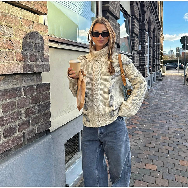 Michaela | Gestrickter Pullover