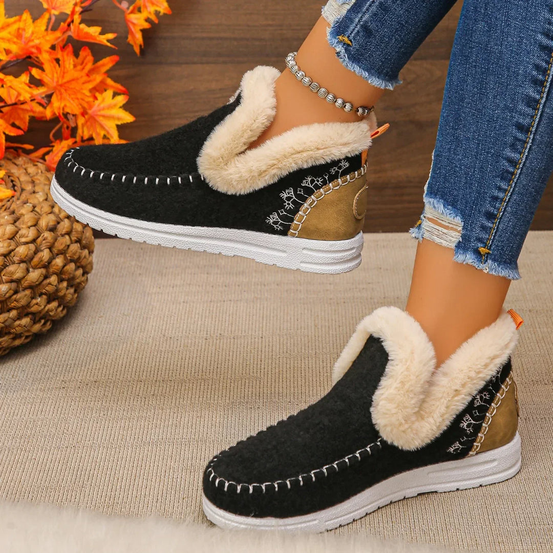 MARLA | Kuschelwarme & Rutschfeste Winter-Schuhe für Frauen – Elegant. Sicher. Bequem