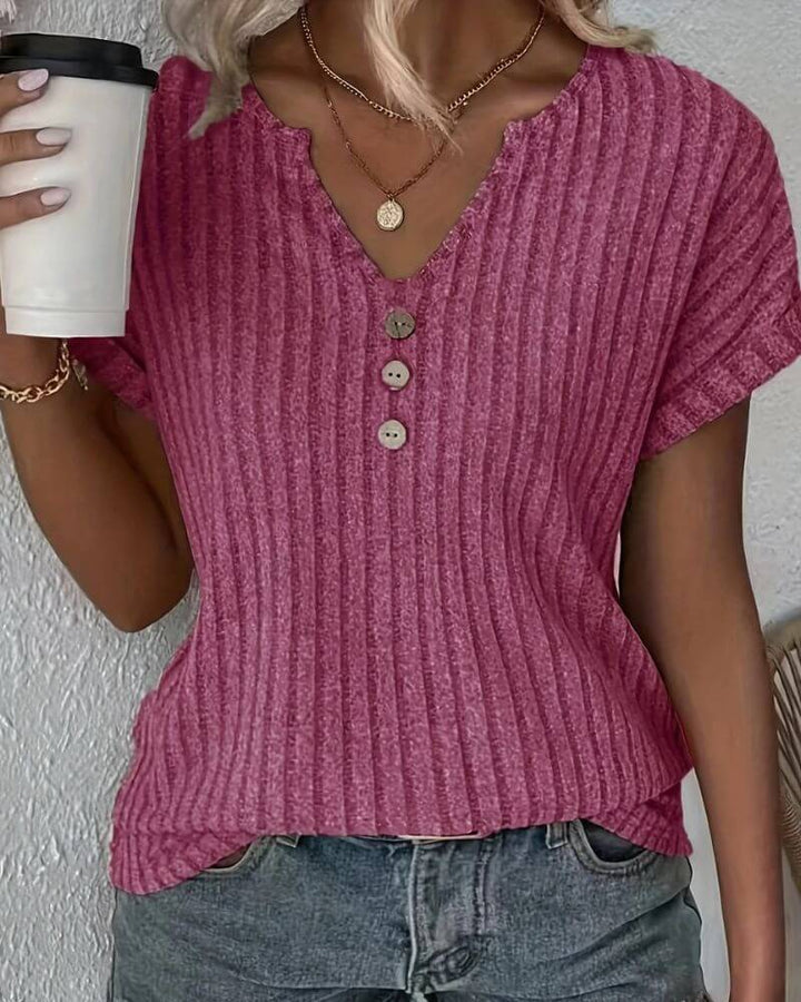 Rosina | Bluse mit V-Ausschnitt