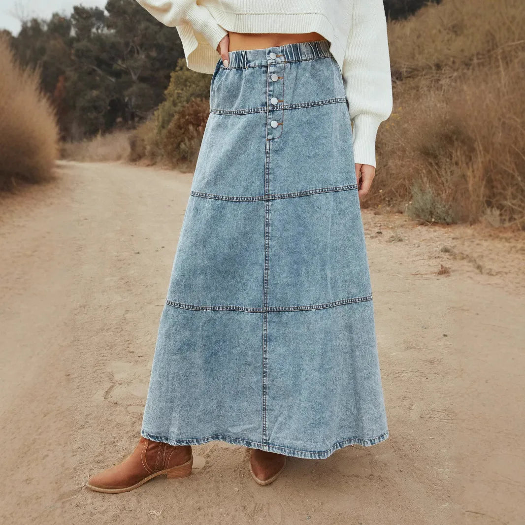 Linda | Maxi-Jeansrock