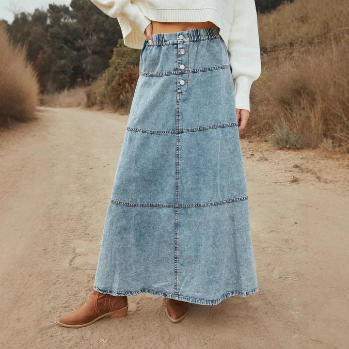 Linda | Maxi-Jeansrock